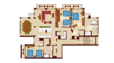 Disney's Copper Creek Grand Villa Floorplan