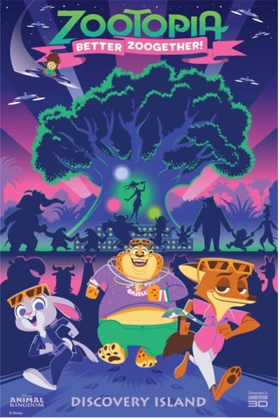 Zootopia Better Zoogether - Opening Date Poster