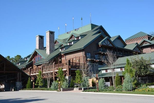 Exterior of Disney Vacation Club's Boulder Ridge