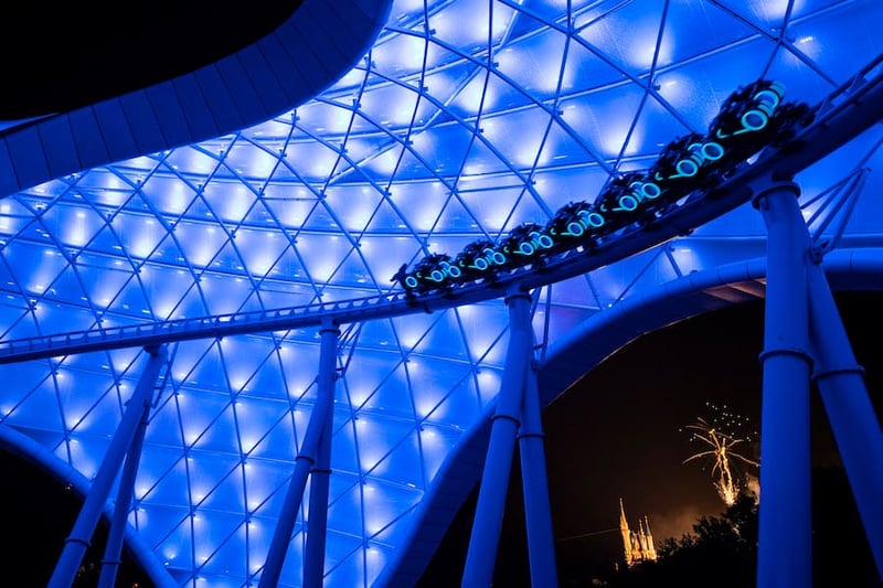 Tron Lightcycle Run at Disney's Magic Kingdom